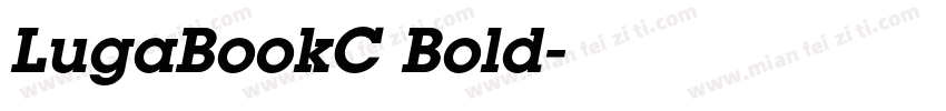 LugaBookC Bold字体转换